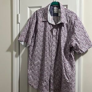 Society of the Reds button up shortsleeved shirt